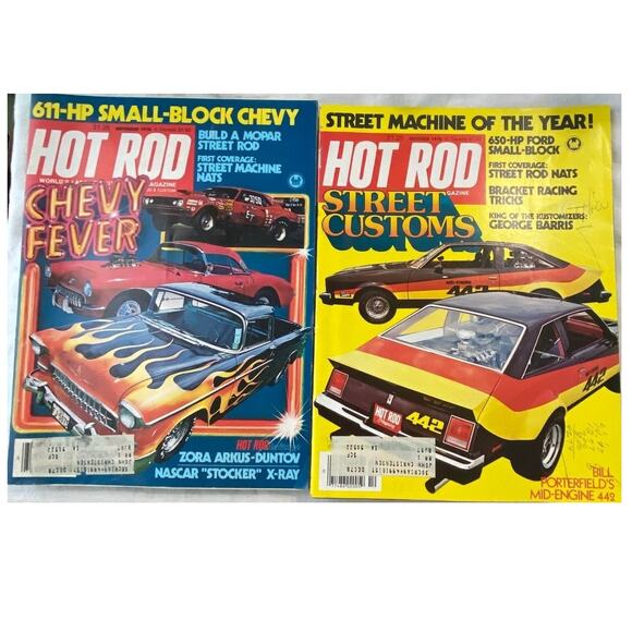 Vtg Lot 2 Hot Rod Sept Oct 1978 Magazine Hemi Holley Horsepower Chevy Mopar - Picture 1 of 7